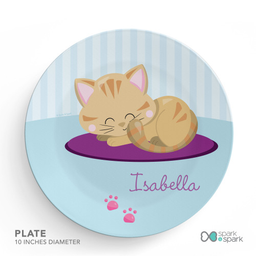 Cute Little Kitten Kids Placemat