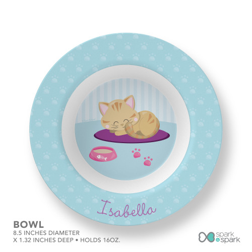 Cute Little Kitten Kids Placemat