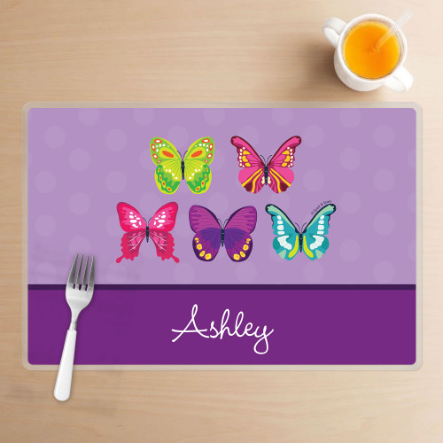 Bright Butterflies Kids Placemat