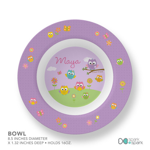 Owls on the field Kids Placemat