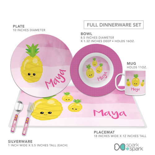Yummy Pineapple Kids Placemat