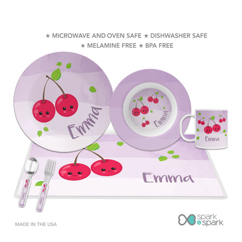 Yummy Cherries Kids Placemat