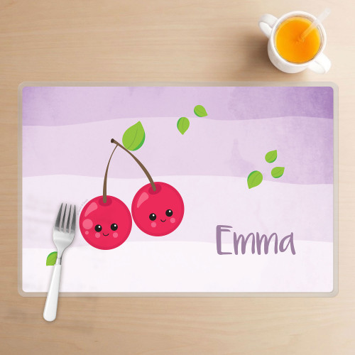 Yummy Cherries Kids Placemat
