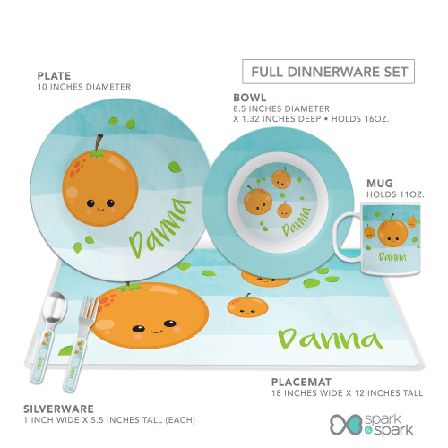 Yummy Orange Kids Placemat