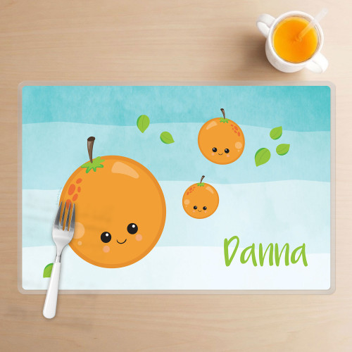 Yummy Orange Kids Placemat