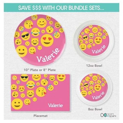 Girl Emojis Kids Placemat