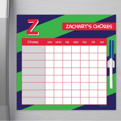 Brilliant initial Green Chore Chart