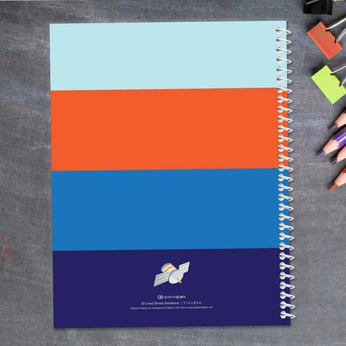 Fly to the Moon Kids Notebook