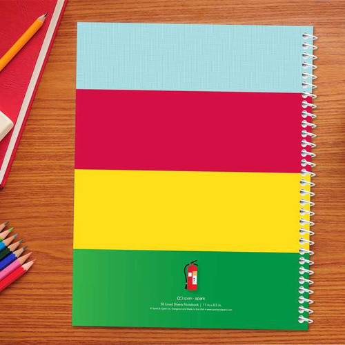 Call a Firefighter Kids Notebook