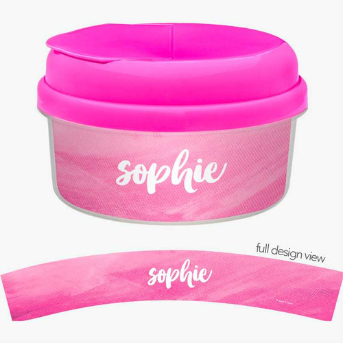 Bold Colorful Name Snack Bowl