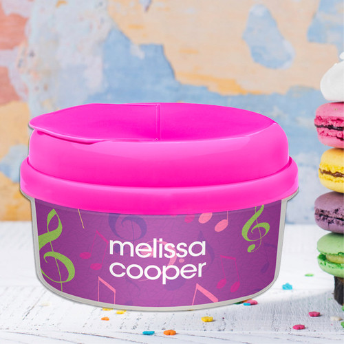 Girly Music Notes Snack Bowl