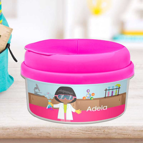 Cute Scientist Girl Snack Bowl