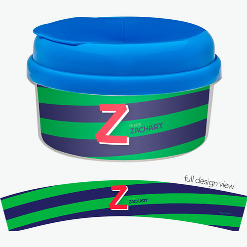 Brilliant Initial Green Snack Bowl