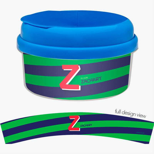 Brilliant Initial Green Snack Bowl