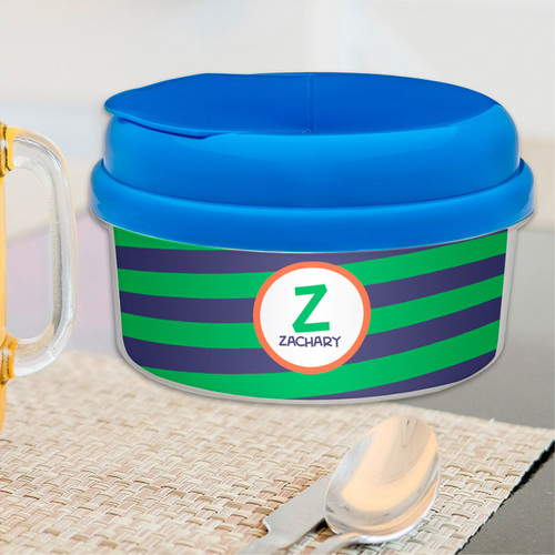 Fun Initials Green Snack Bowl