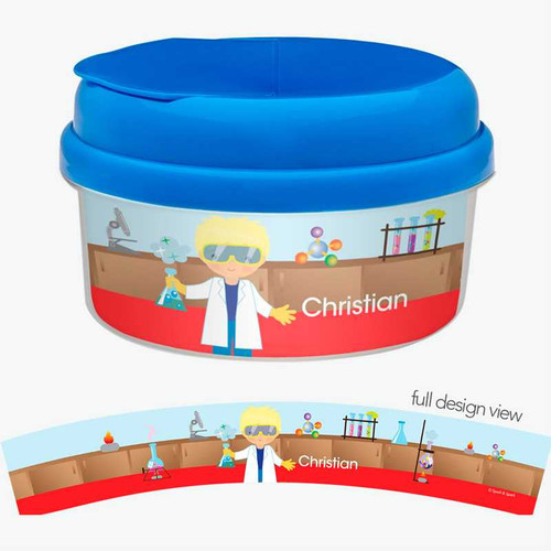 Cool Scientist Boy Snack Bowl