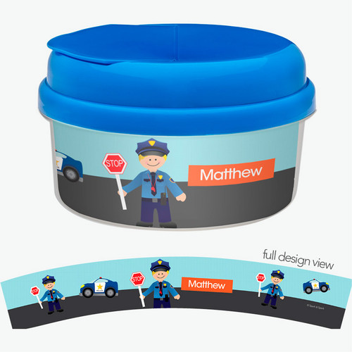 Police On Duty Snack Bowl