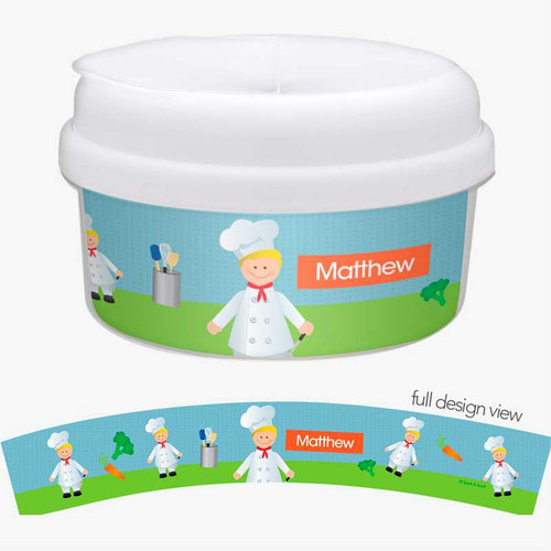 A Boys Chef's Taste Snack Bowl