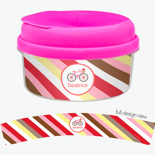 A Lovely Girl Ride Snack Bowl