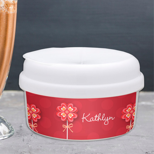 Lovely Heart Flower Snack Bowl