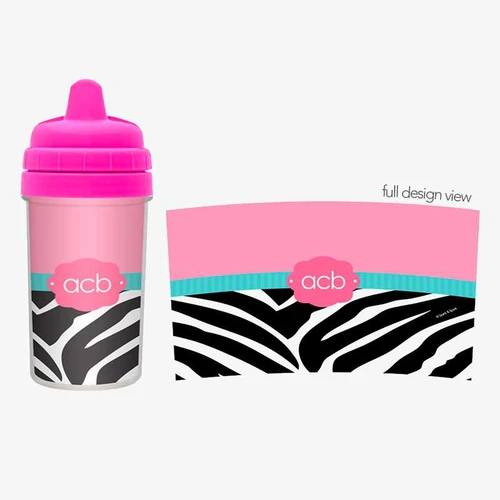 Best sippy cups for toddlers Zebra & Pink