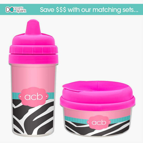 Best sippy cups for toddlers Zebra & Pink