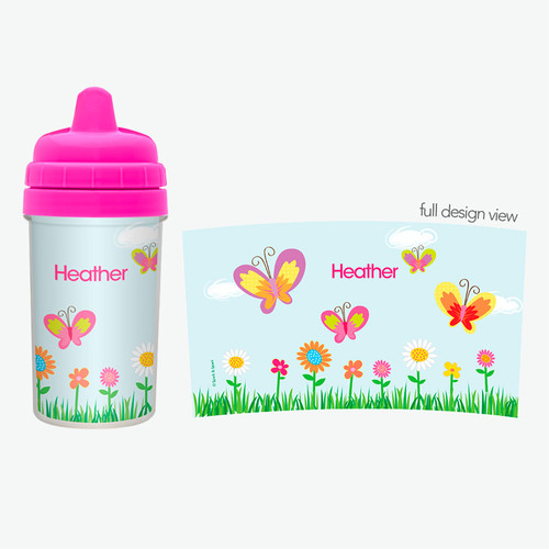 Best sippy cup for milk with Butterflies