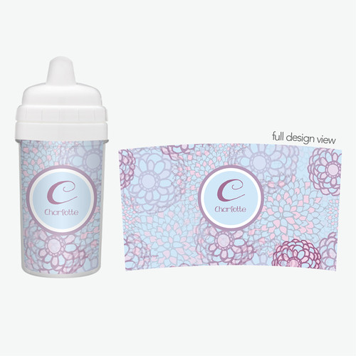 Flower Mosaic Custom Sippy Cups