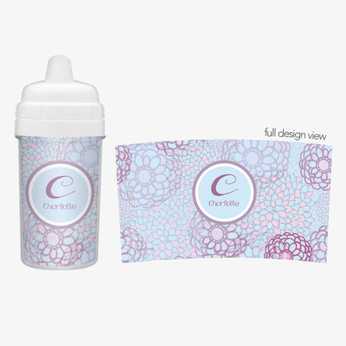 Flower Mosaic Custom Sippy Cups