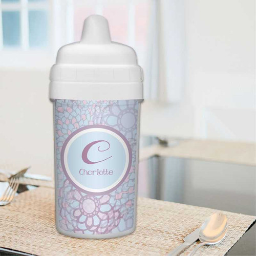 Flower Mosaic Custom Sippy Cups