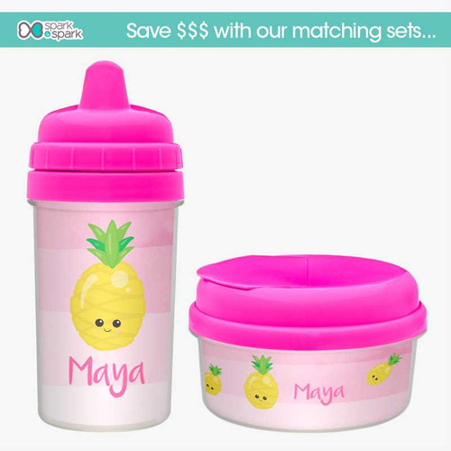 Yummy Pineapple Toddler Sippy Cups