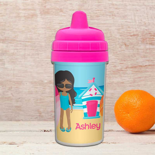 Beach Girl No Spill Sippy Cup