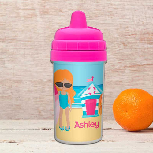 Beach Girl No Spill Sippy Cup