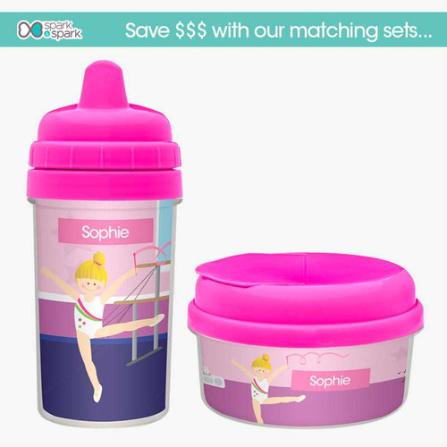 Floating on the Bars Custom Sippy Cups