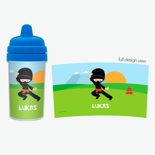 Cool Super Ninja Toddler Sippy Cups