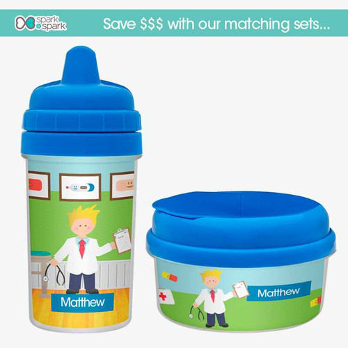 Doctor's Boy Visit Transition Sippy Cup