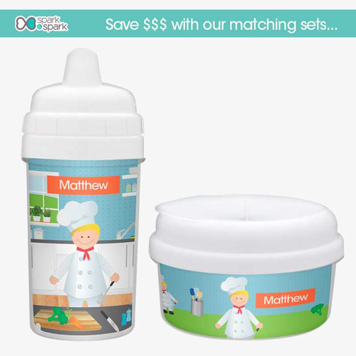 A Chef's Boy Taste Personalized Sippy Cups