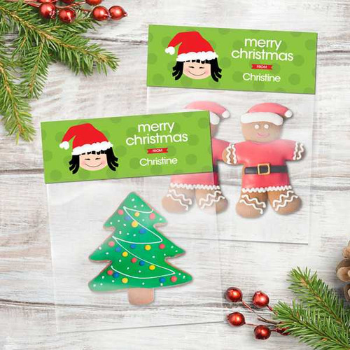 Santa's Hat - Girl - Treat Bags