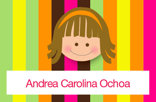 Pink Wonder Of Stripes Gift Tag