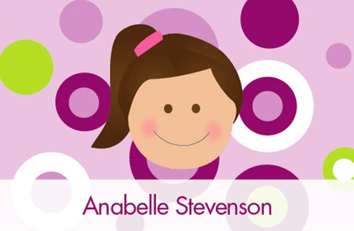 Introducing Me Purple Gift Tag
