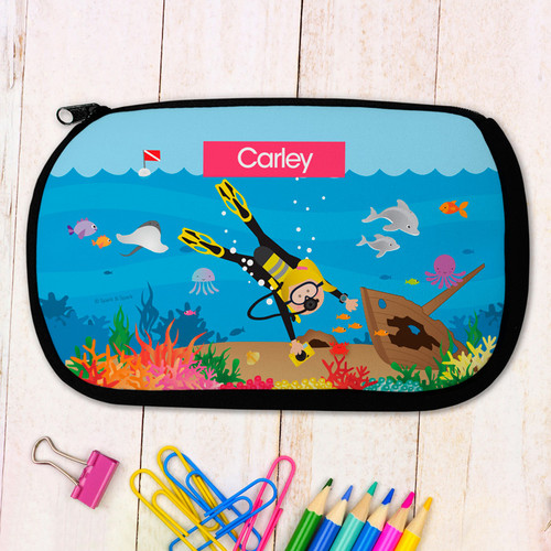 Under The Sea Girl Pencil Case