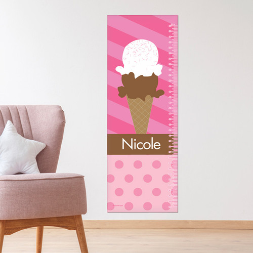 Sweet & Yummy - Pink Growth Chart