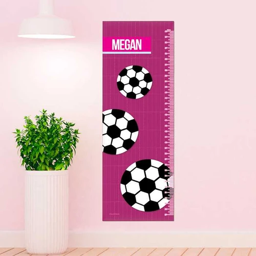 Soccer Fan Girl Growth Chart