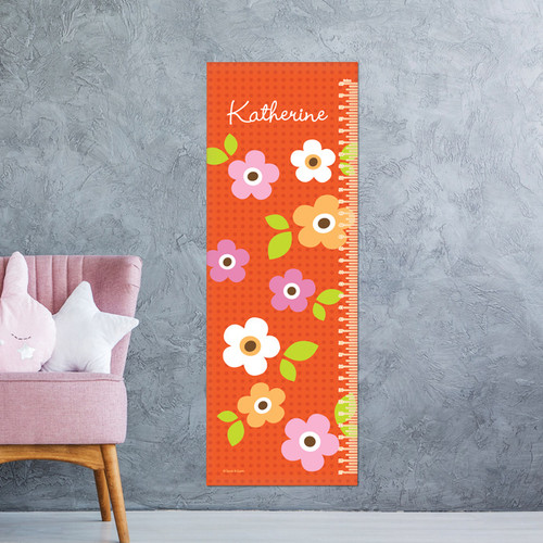 Preppy Flowers - Orange Growth Chart