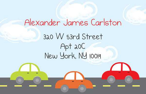 Kiddie Car Race Calling Card