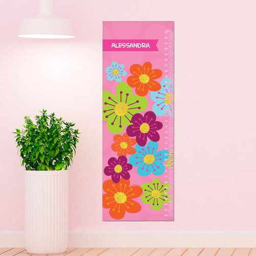 Shiny Bold Flowers Growth Chart