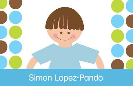 Hi There My Name Is Simon Gift Tag