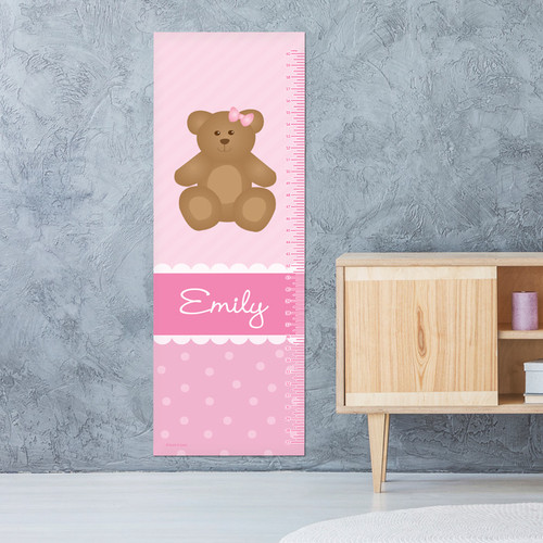 A Sweet Teddy Bear Growth Chart