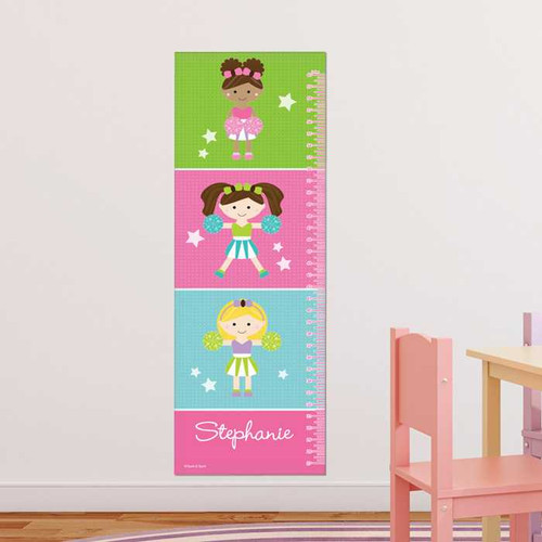 Three Cheerleaders Growth Chart