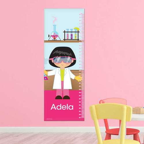 Cute Scientist Growth Chart